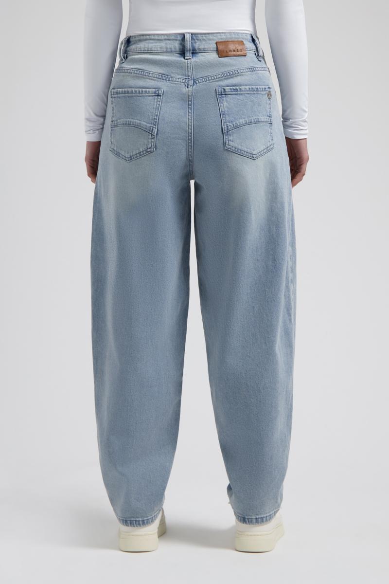 Florèz Jeans Fani Barrel Blauw 3