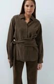 YAYA Blouse 01-201242-609 Bruin 1