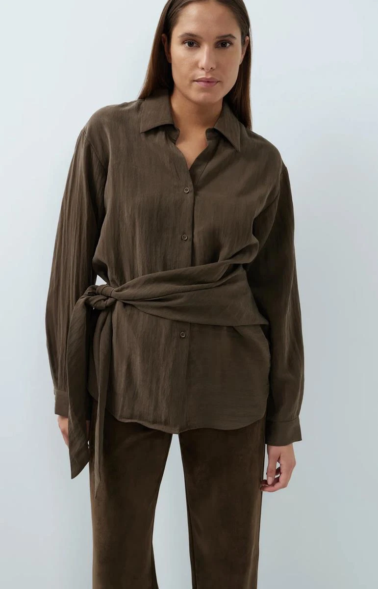 YAYA Blouse 01-201242-609 Bruin 1