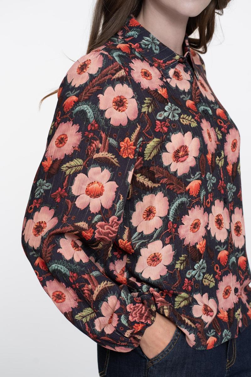 Geisha Blouse 53610-20 Blauw 4