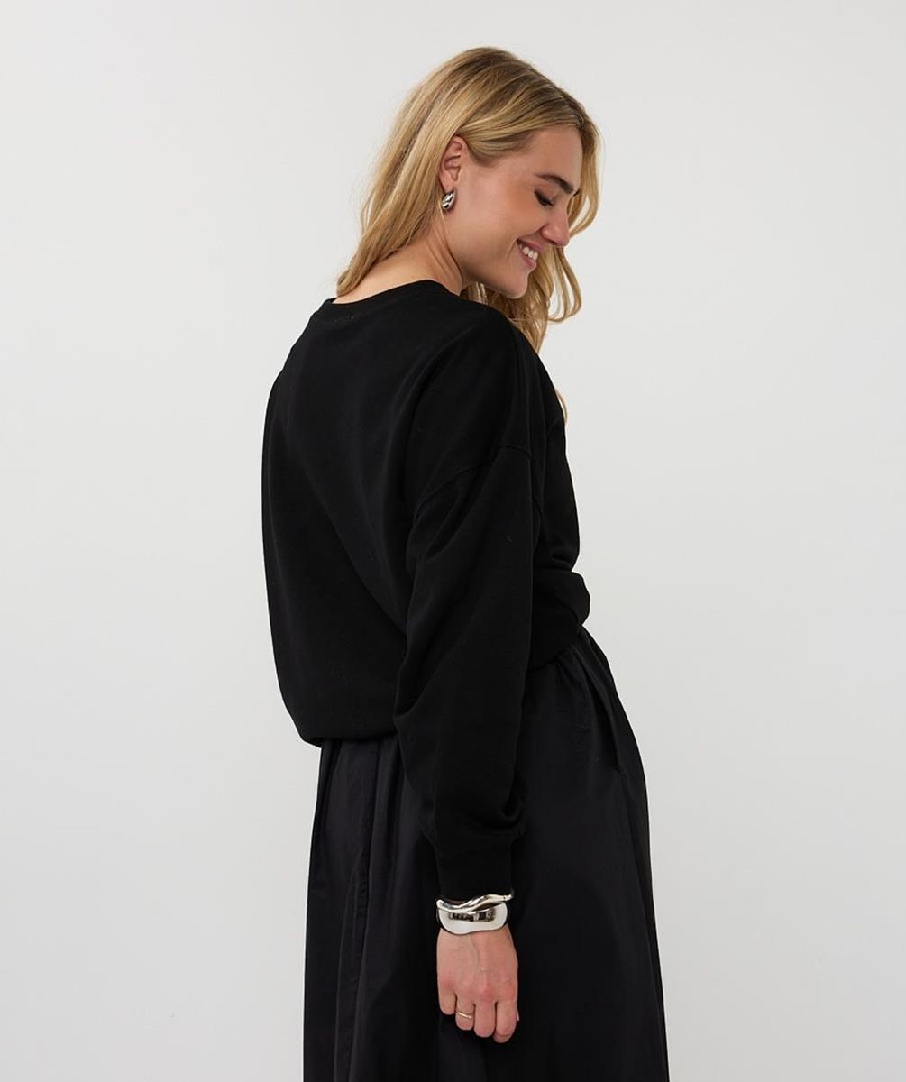 EsQualo Sweater F25.05522 Zwart 3