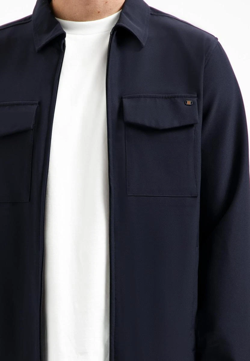 No Excess Overshirt N5104 Blauw 5