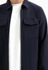 No Excess Overshirt N5104 Blauw 5