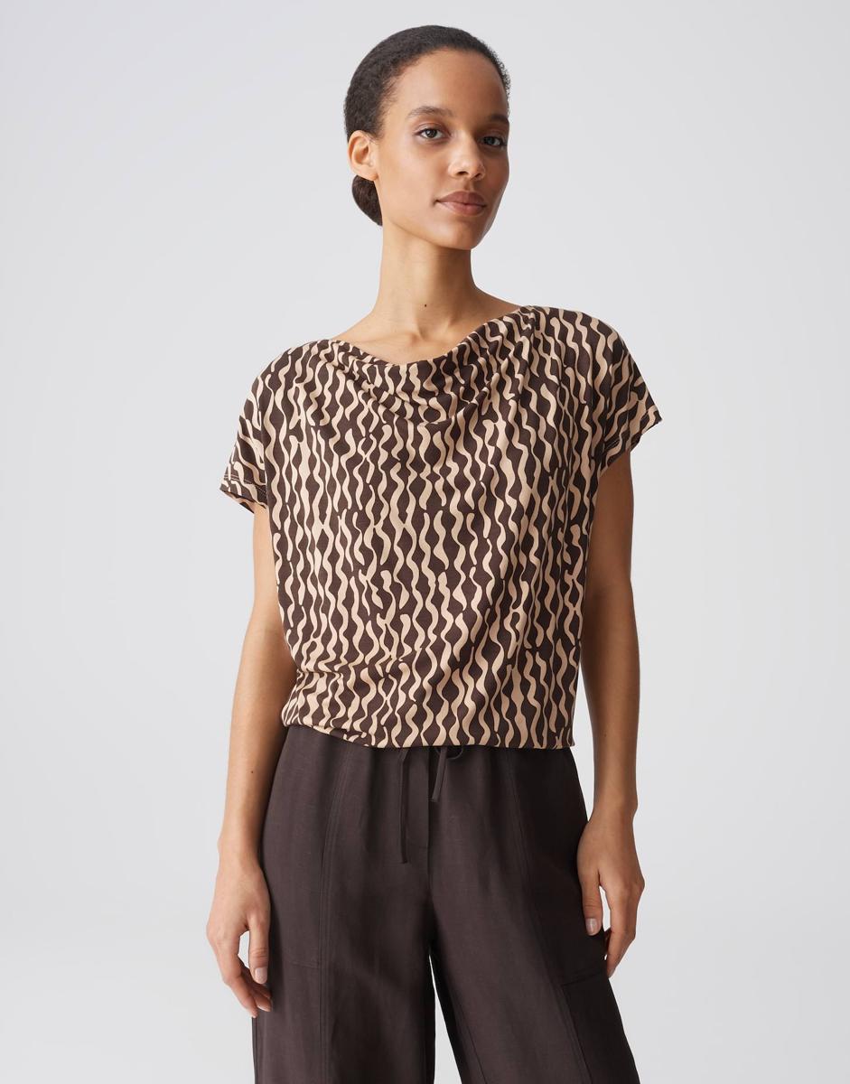 OPUS T-Shirt 10421814234445 Bruin 2