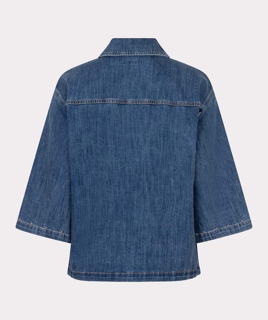 EsQualo Blouse SP26.12016 Blauw 4