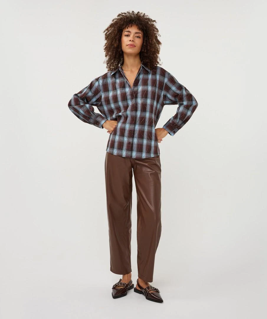 EsQualo Blouse W26.28723 Bruin 5
