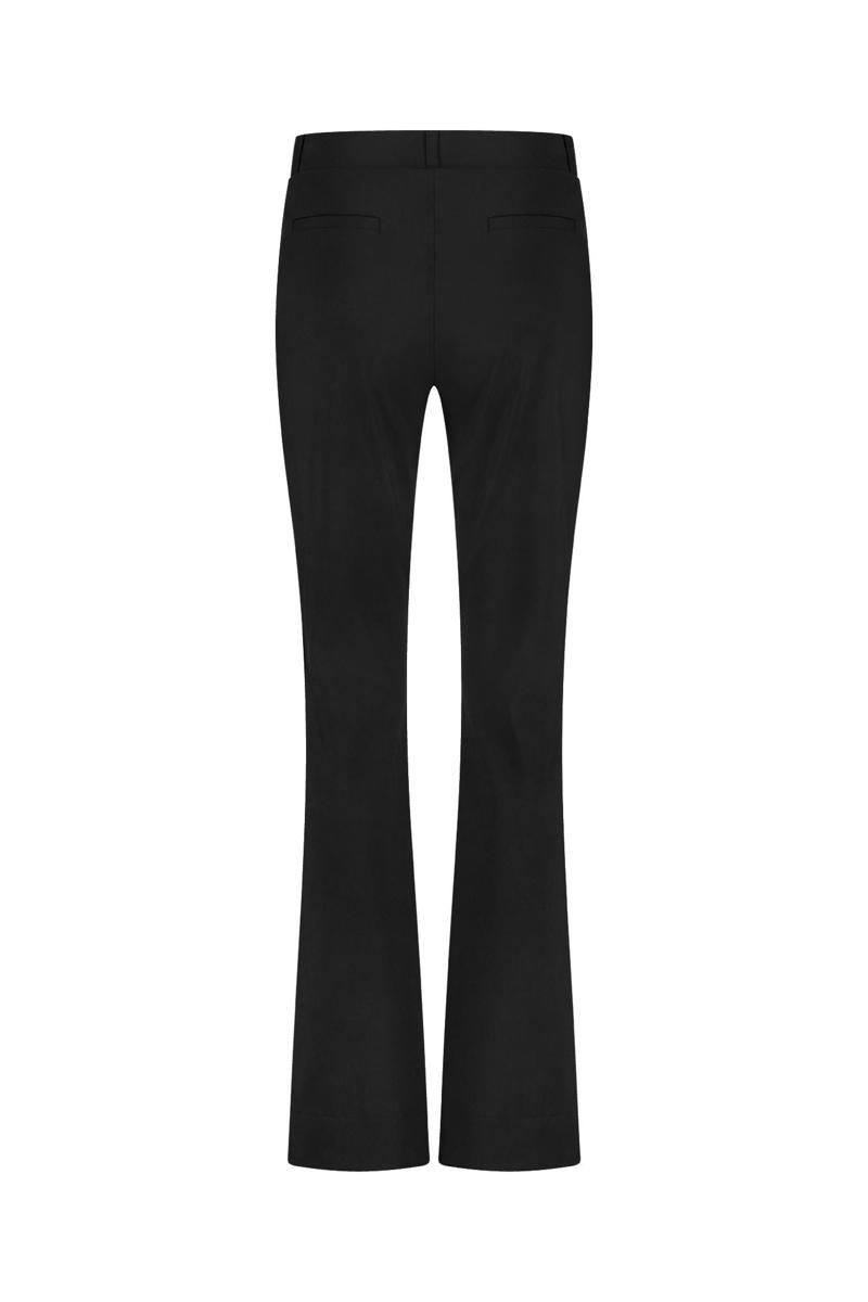 Studio Anneloes Pantalon Flair Bonded Zwart 2