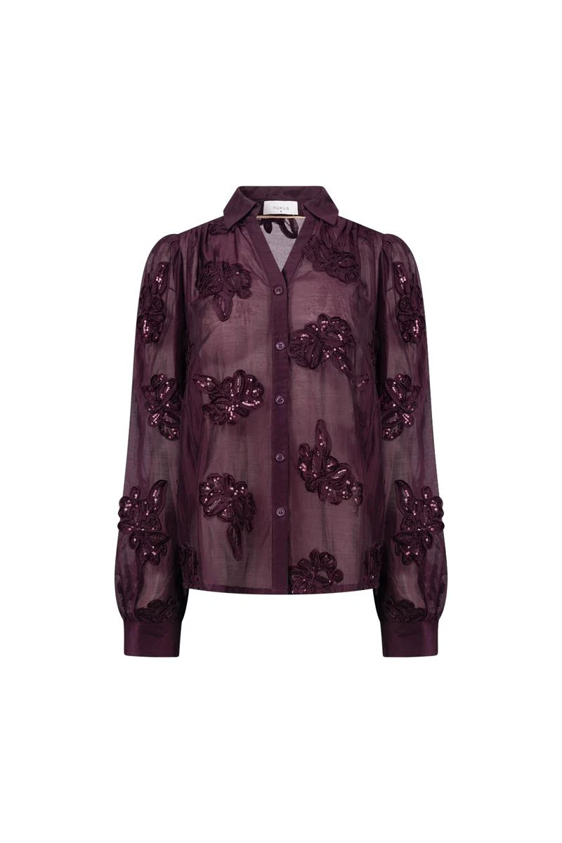NUKUS Blouse NKF02156 Rood 2