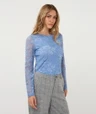 EsQualo Longsleeve W26.30724 Blauw 5
