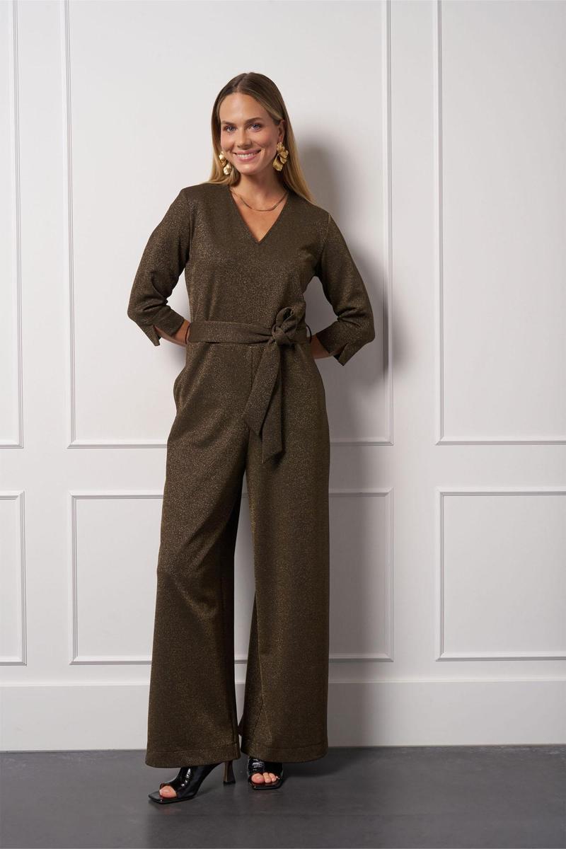 Studio Anneloes Jumpsuit Odessi sparkle ju Goud 3