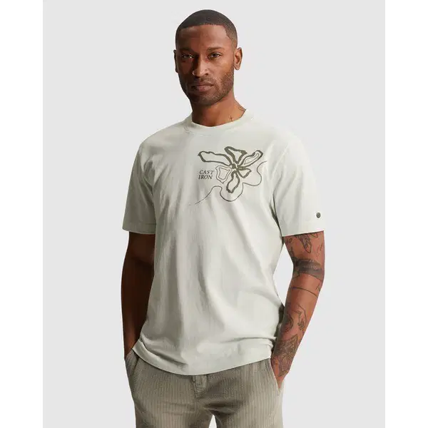 Cast Iron T-Shirt CTSS2605586 Blauw 1