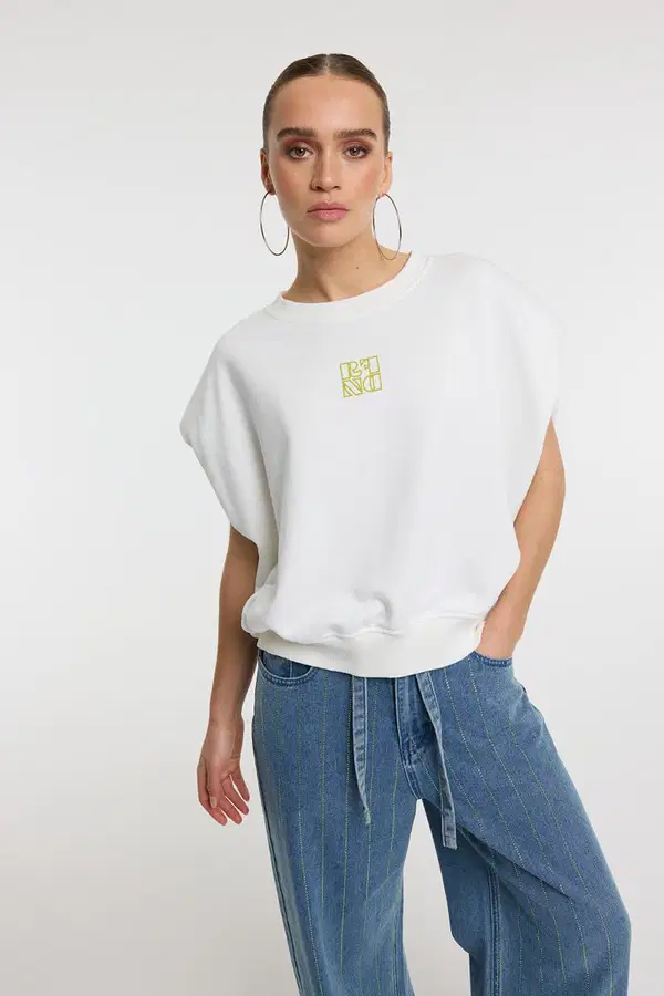 Refined Department T-Shirt Jenne Off-White 1