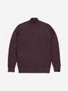 Butcher of Blue Trui Structure Halfzip Paars 2