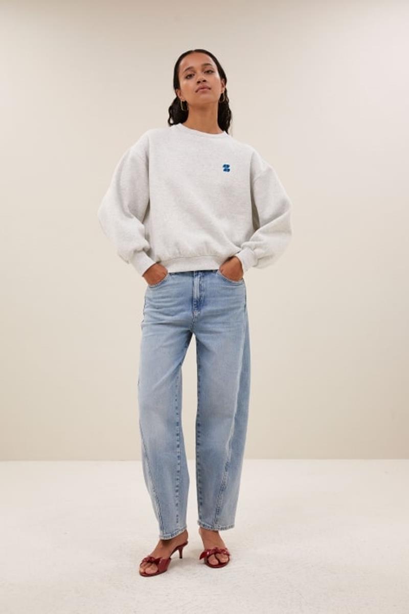 By-Bar Sweater Bibi Lucky Everyday Grijs 3