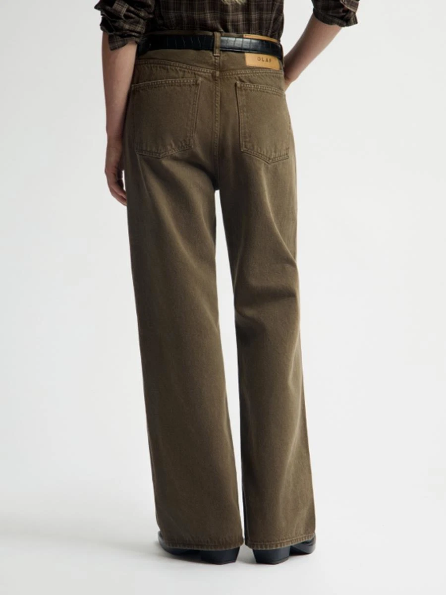 OLAF Jeans W270405 Bruin 3