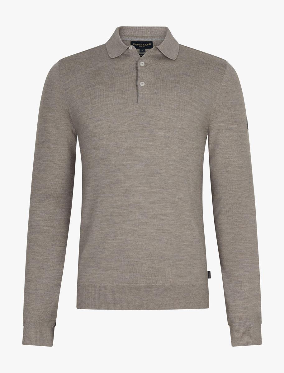 Cavallaro Polo Merino Taupe 2