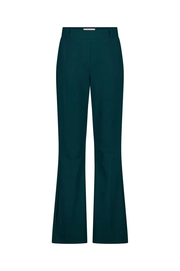 Studio Anneloes Pantalon Flair bonded trou Groen 1