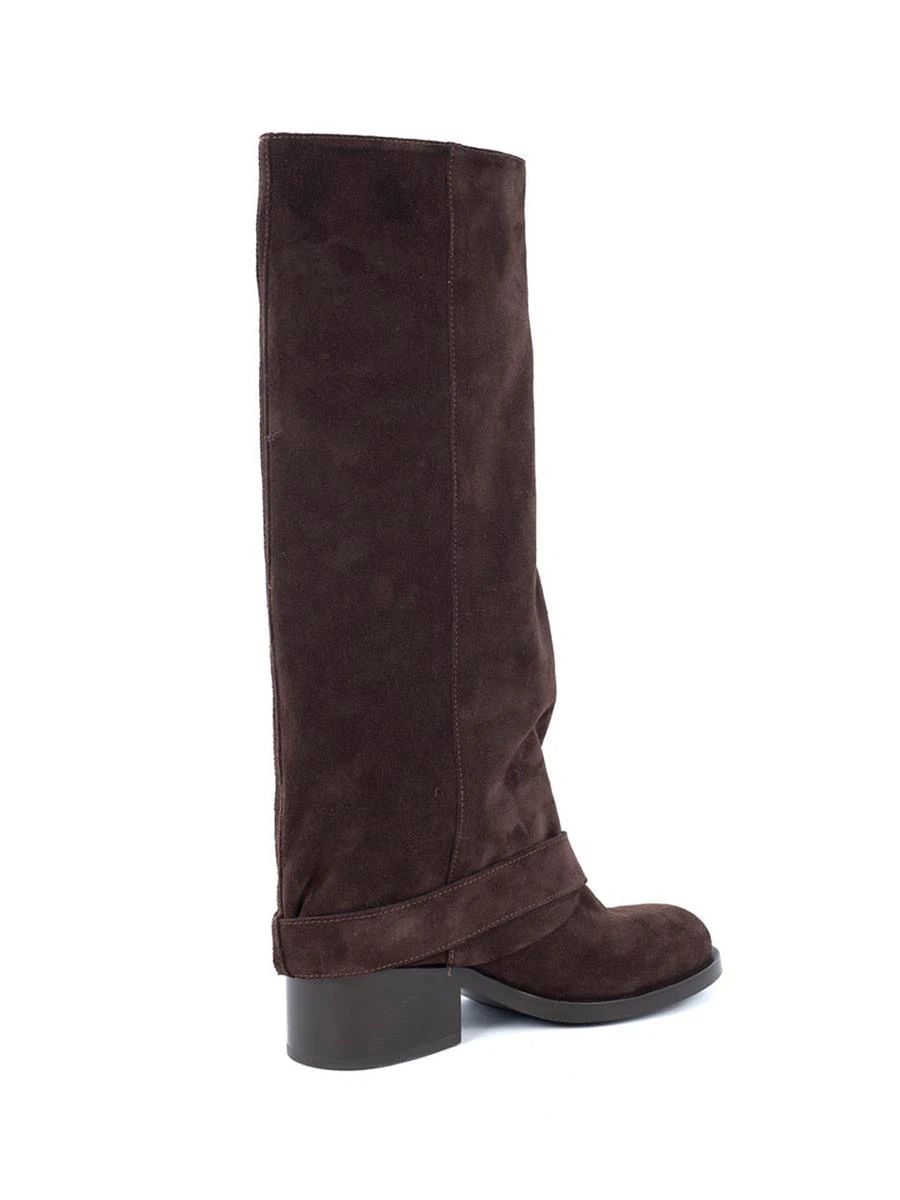 Babouche Laarzen Aysha Bruin 2