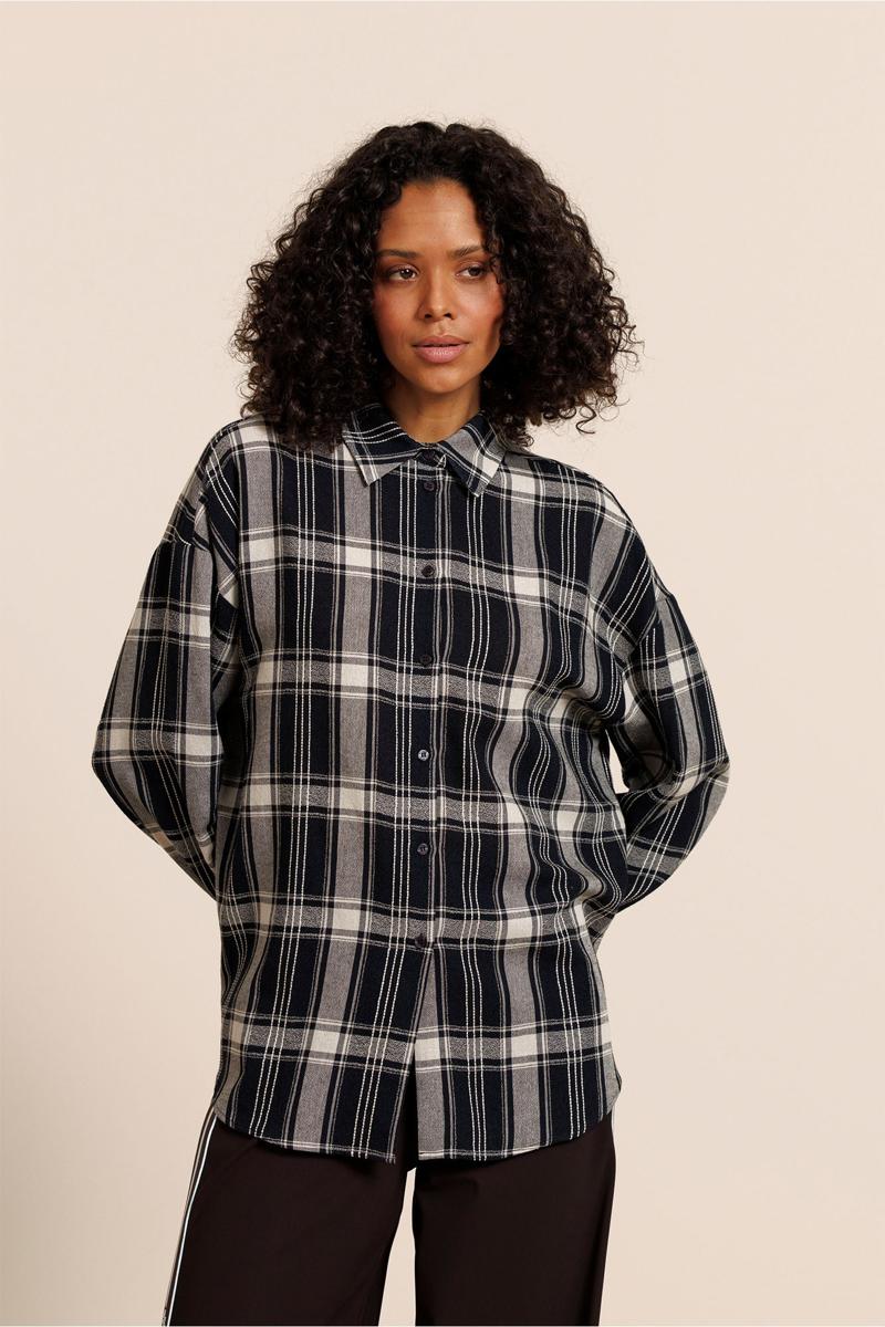 Studio Anneloes Blouse Leira Check Blauw 1