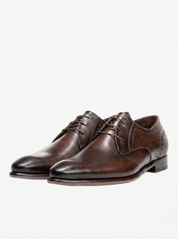 Floris van Bommel Veterschoenen De Stapper 39.80 Bruin 1