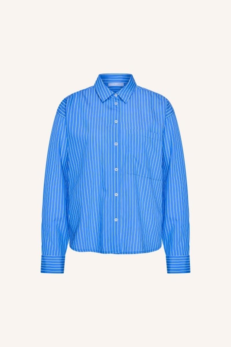 By-Bar Blouse Lise Stripe Blauw 2