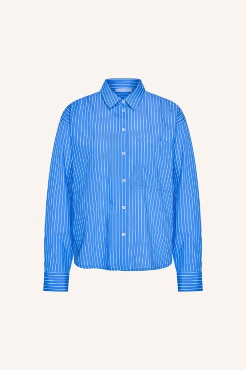 By-Bar Blouse Lise Stripe Blauw 2
