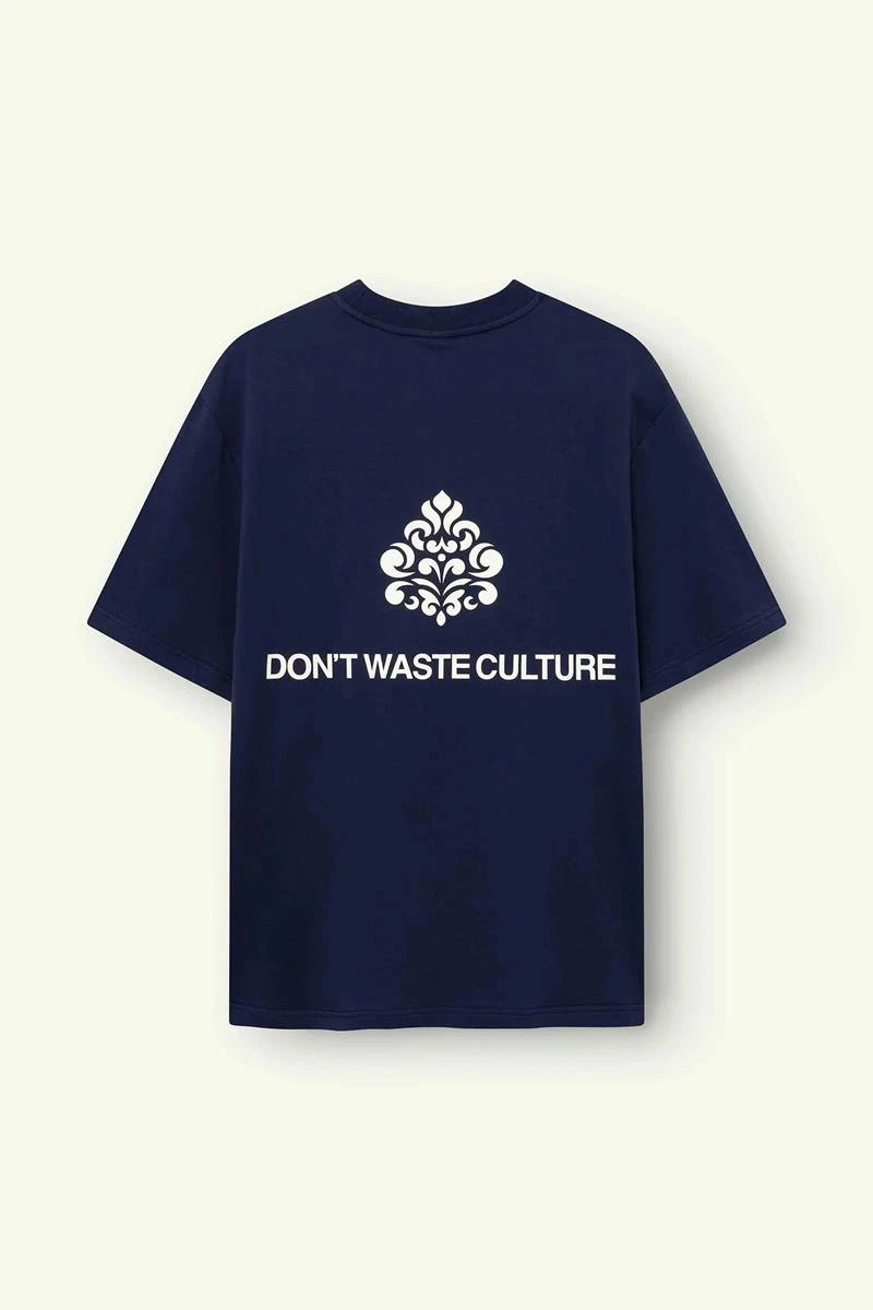 Don't waste culture T-Shirt Azemari Blauw 3