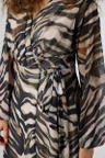 Label DOT Jurk Sonia Taupe 4