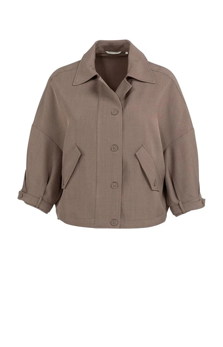 YAYA Blouse 01-201206-603 Taupe 1