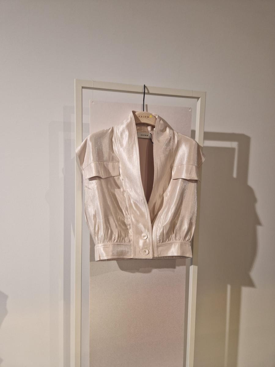 Aaiko Gilet LIES  VIS 545 Off-White 1