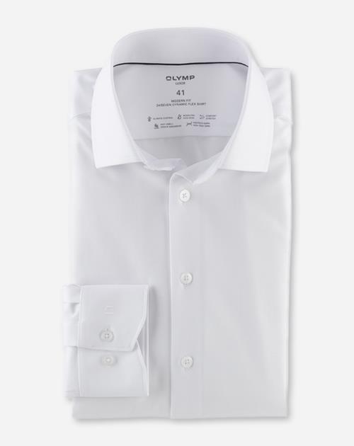 Olymp Overhemd 123024 Wit 4