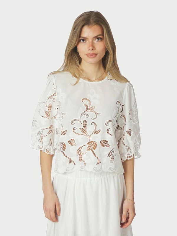 Neo Noir Blouse Fia Wit 1