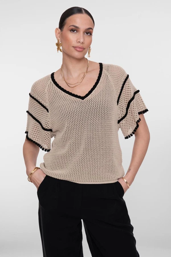 Geisha Trui 64050-23 Beige 1