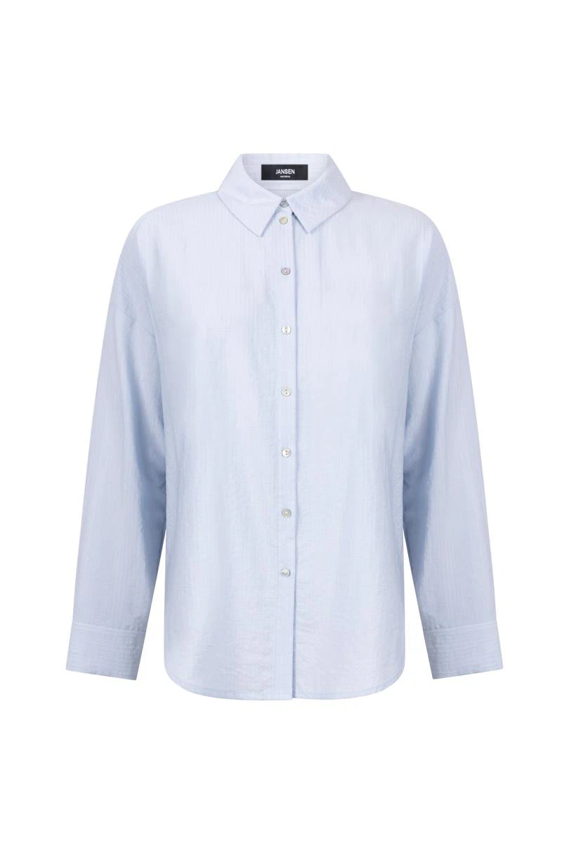 Jansen Amsterdam Blouse AMY W26 Blauw 4