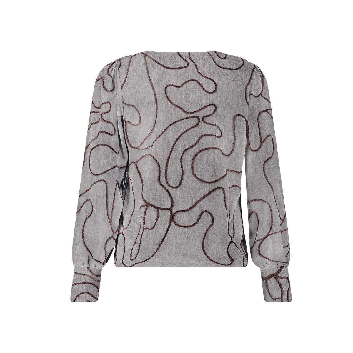 Geisha Blouse 63699-20 Grijs 2