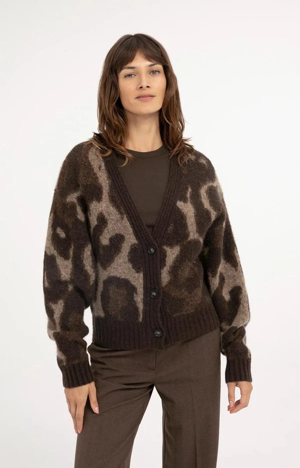 YAYA Vest 01-010182-610 Bruin 1
