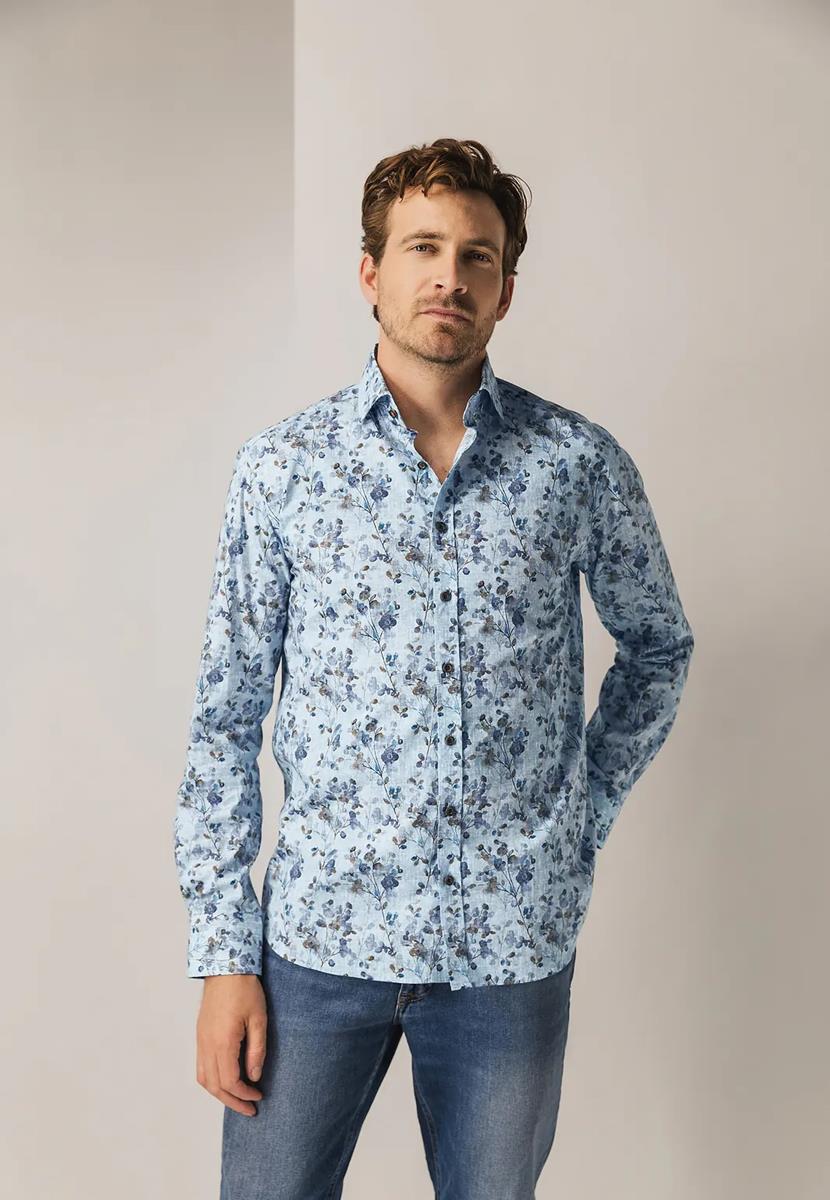 State of Art Overhemd 214-25259 Blauw 1