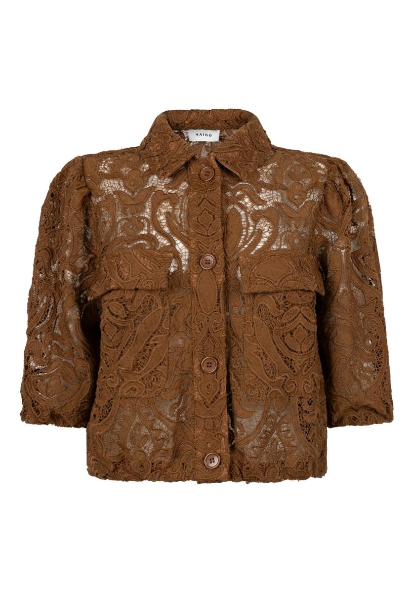 Aaiko Blouse Cozy Bruin 1