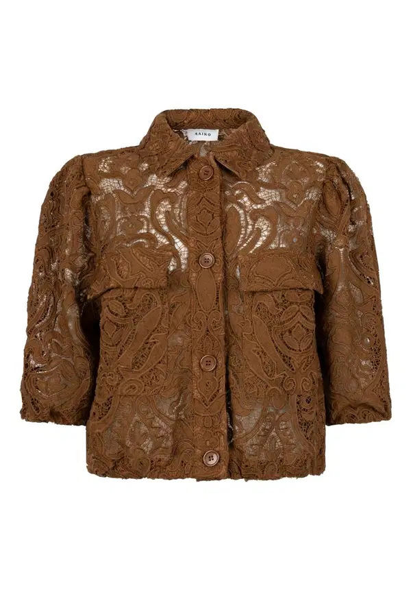 Aaiko Blouse Cozy Bruin 1