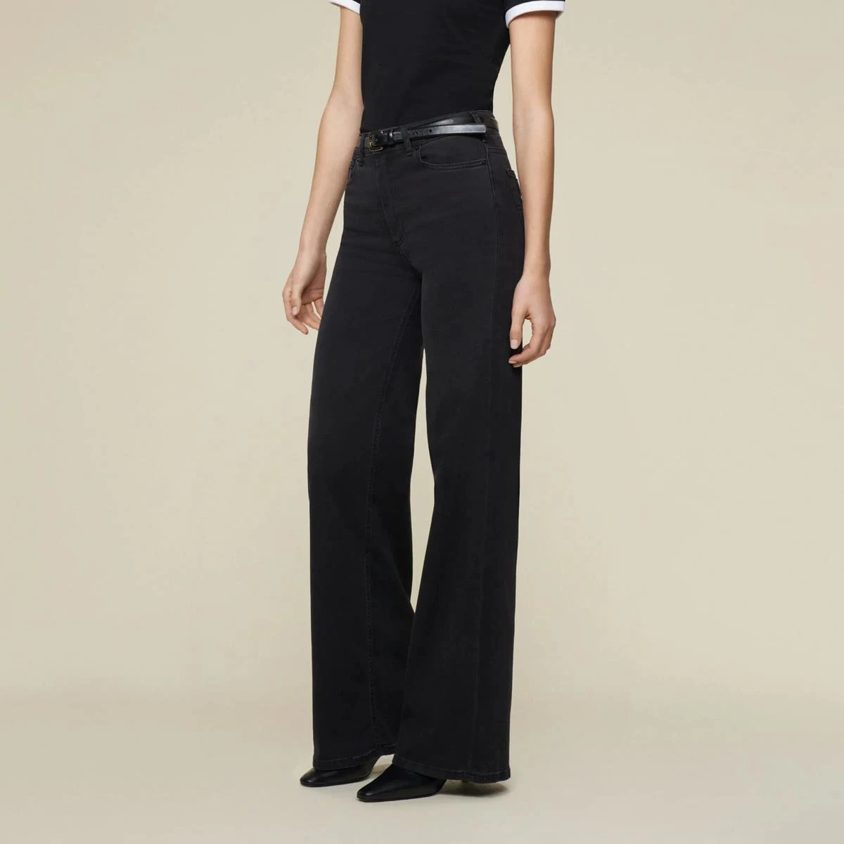 Lois Jeans Palazzo Zwart 1