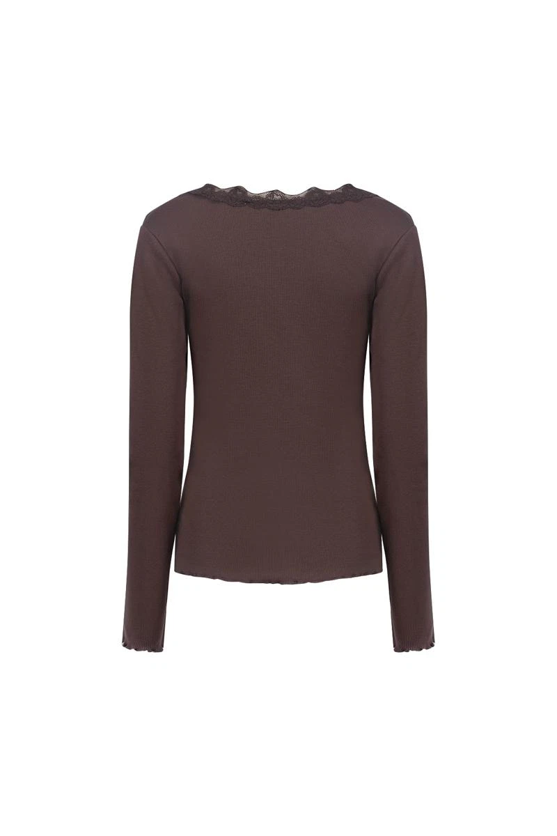 NUKUS Longsleeve NKF01101 Bruin 2