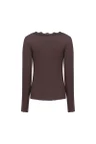 NUKUS Longsleeve NKF01101 Bruin 2