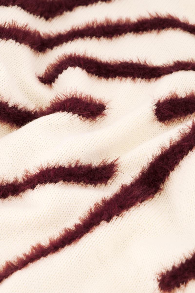 Fabienne Chapot Trui Zebra Pullover Off-White 4