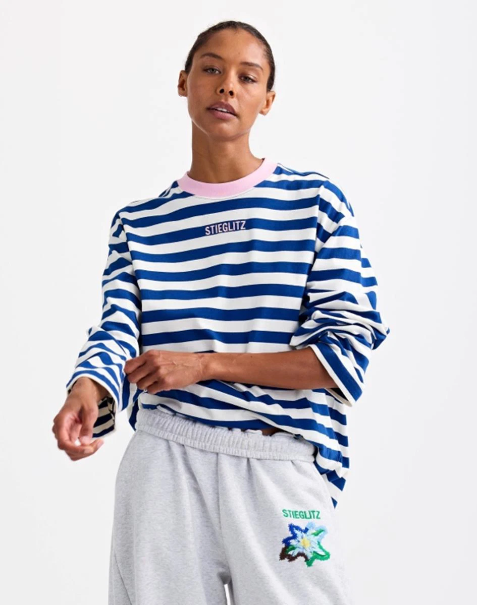 Stieglitz Longsleeve Alberta Blauw 1