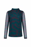 Studio Anneloes Longsleeve Rachel blurred me Groen 1