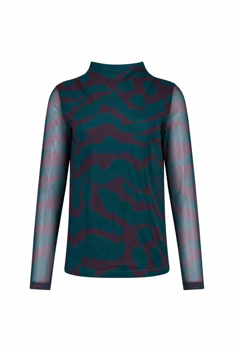 Studio Anneloes Longsleeve Rachel blurred me Groen 1