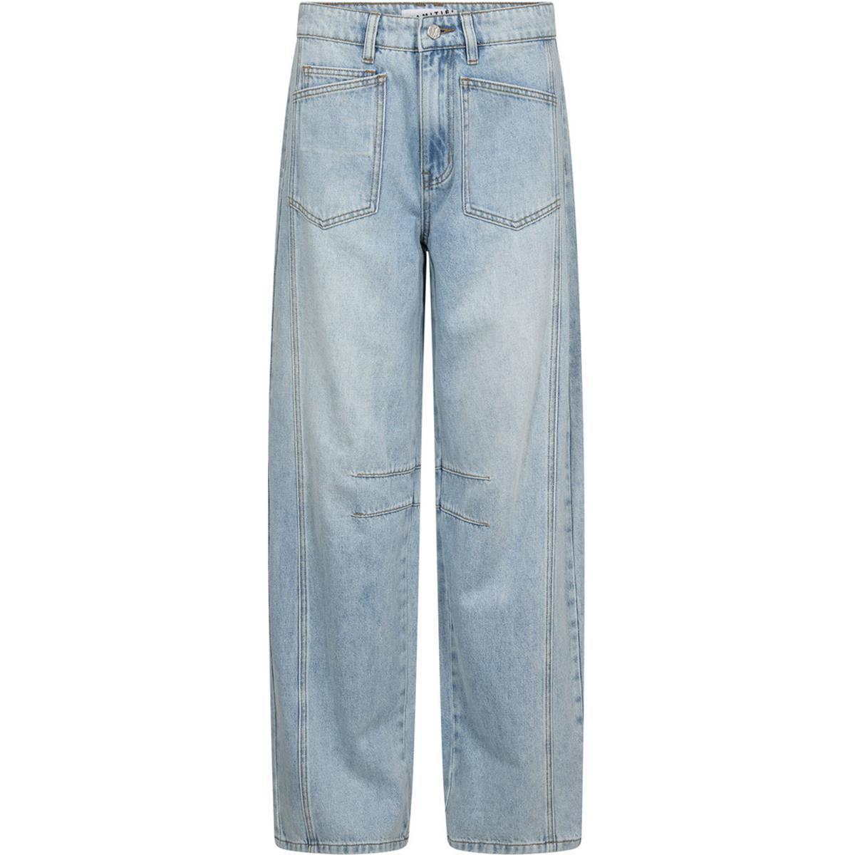 Haute L'Amitié Pantalon Barrel Blauw 1