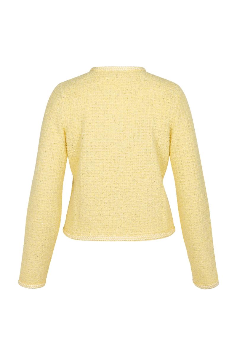Studio Anneloes Blazer Xana Tweed Geel 3
