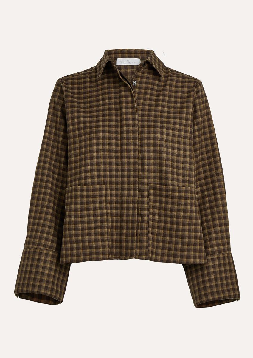 Circle of Trust Blouse OW26_21_ Bruin 1