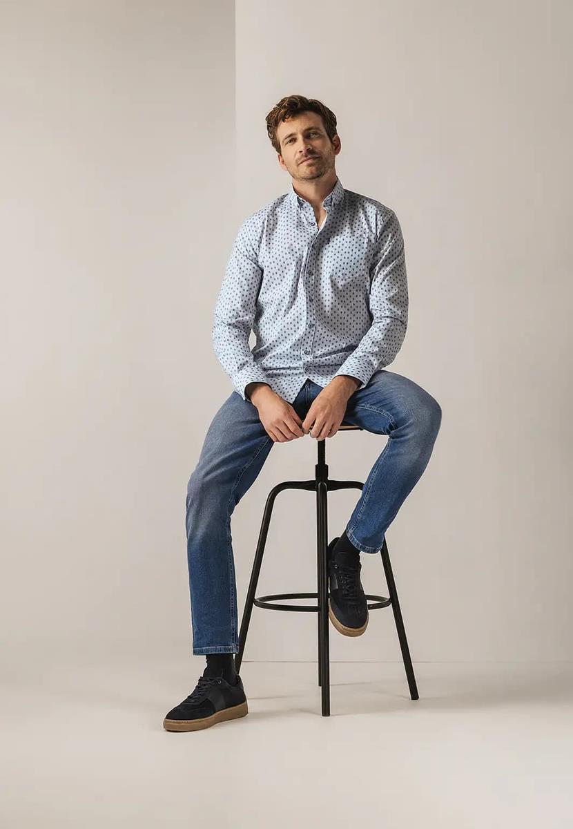 State of Art Overhemd 212-25244 Blauw 1